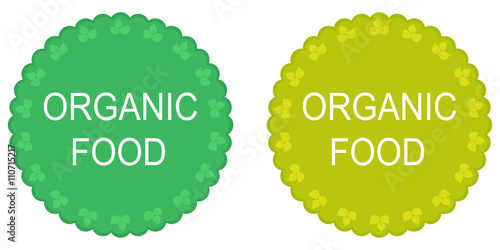 Organic food labels and elements
