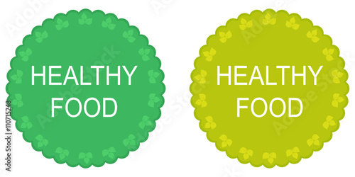 Healthy food labels and elements