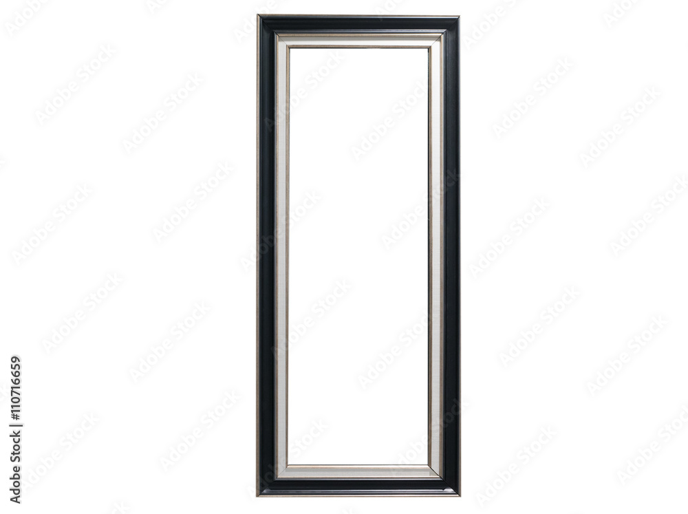 blank picture black frame template isolated on wall blank picture black frame template isolated on wall