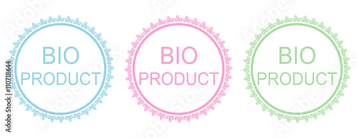 Bio product elements set.