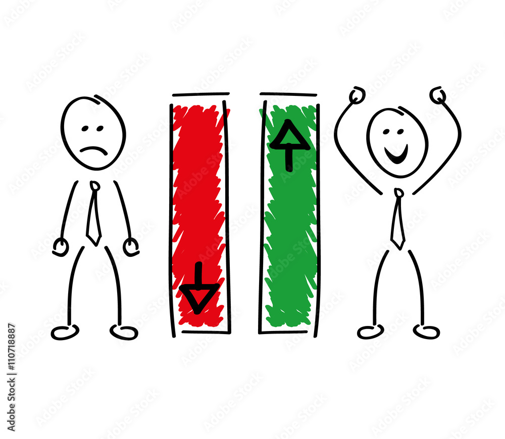 positiv negativ statistik illustration Adobe Stock