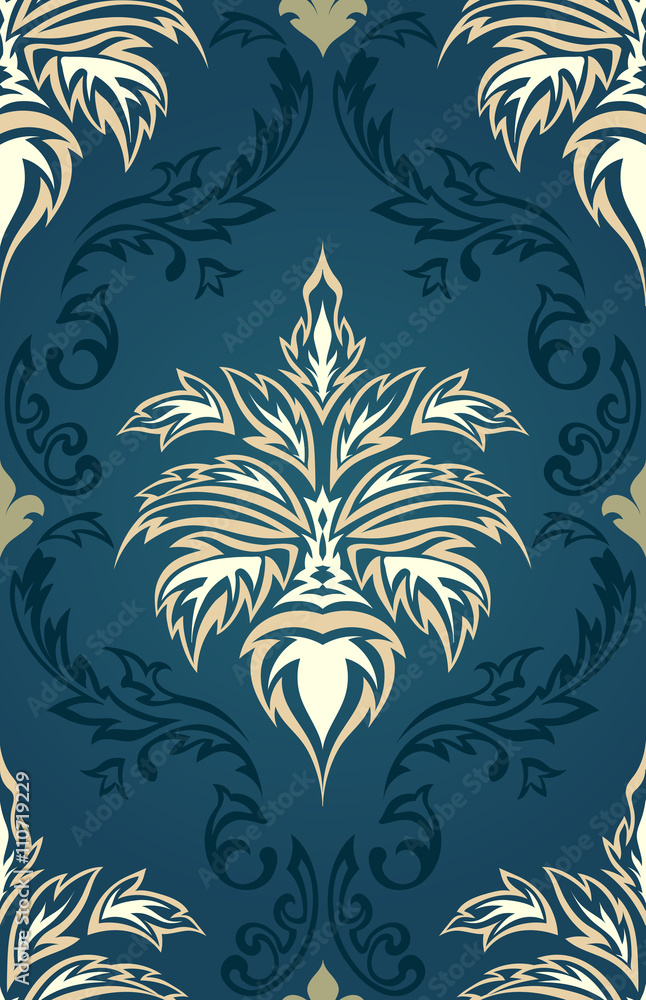 Damask seamless pattern Damask seamless pattern