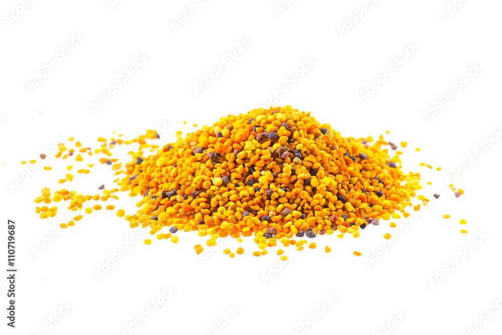 Grains of pollen bees Grains of pollen bees