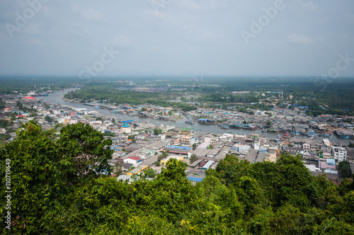 View of coastal village © komjomo