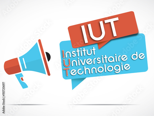 mégaphone : IUT