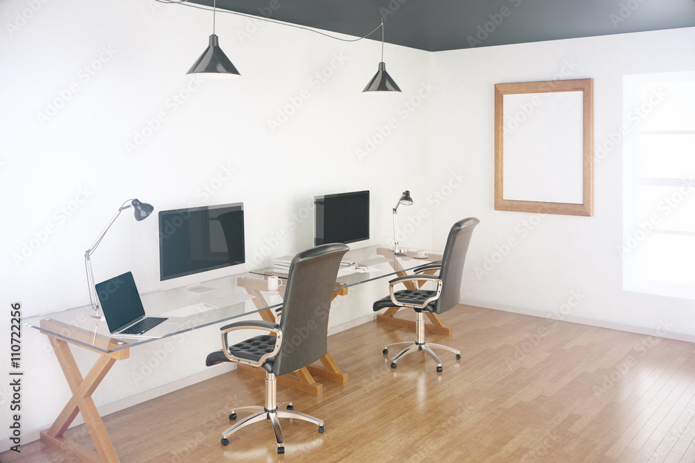Two designer desktops Two designer desktops