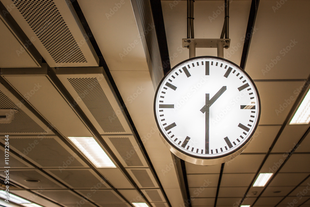 Obraz premium Watches, railway, retro.