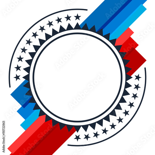 American patriotic abstract modern background