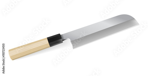 Photorealistic chef knife