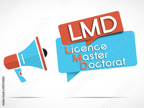 mégaphone LMD (licence master doctorat)