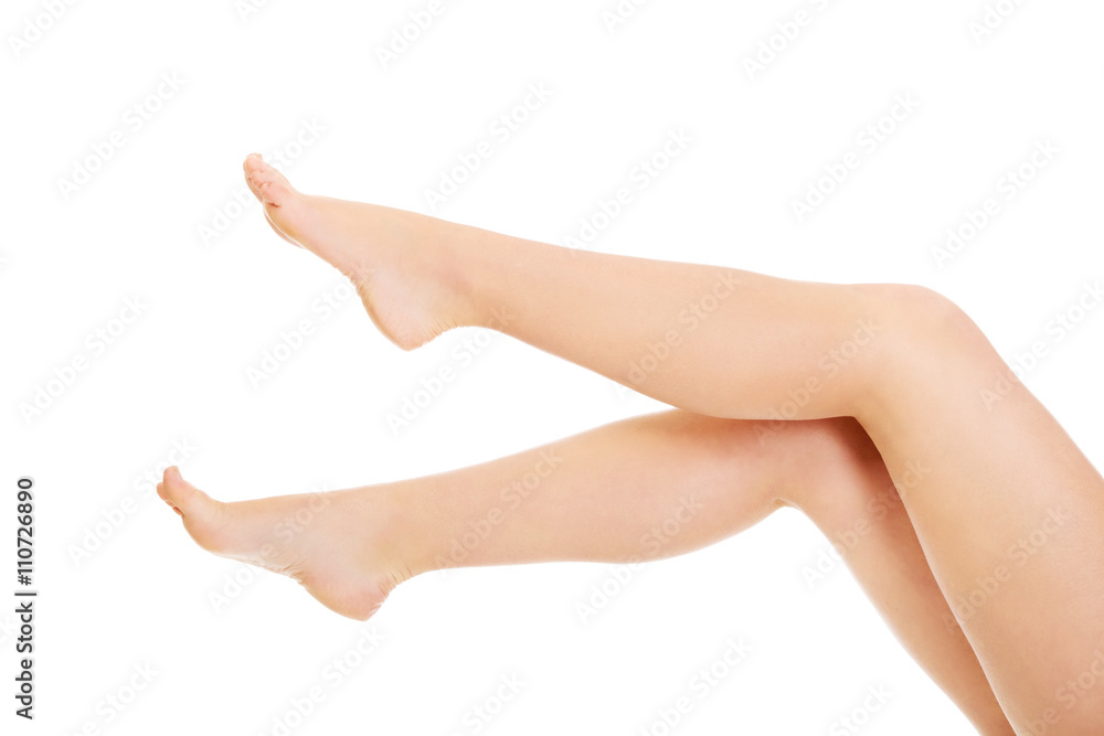 The pretty legs of a young woman The pretty legs of a young woman