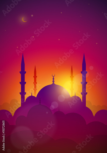 Mosque landscape