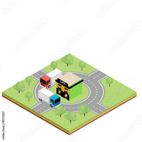 Wallpaper Mural Isometric Torontodigital.ca