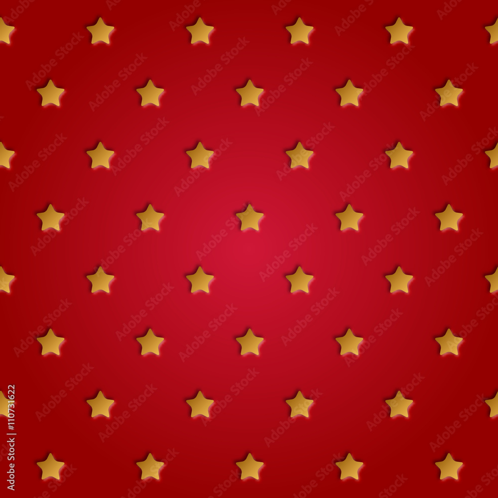 Astract perforated stars seamless pattern.