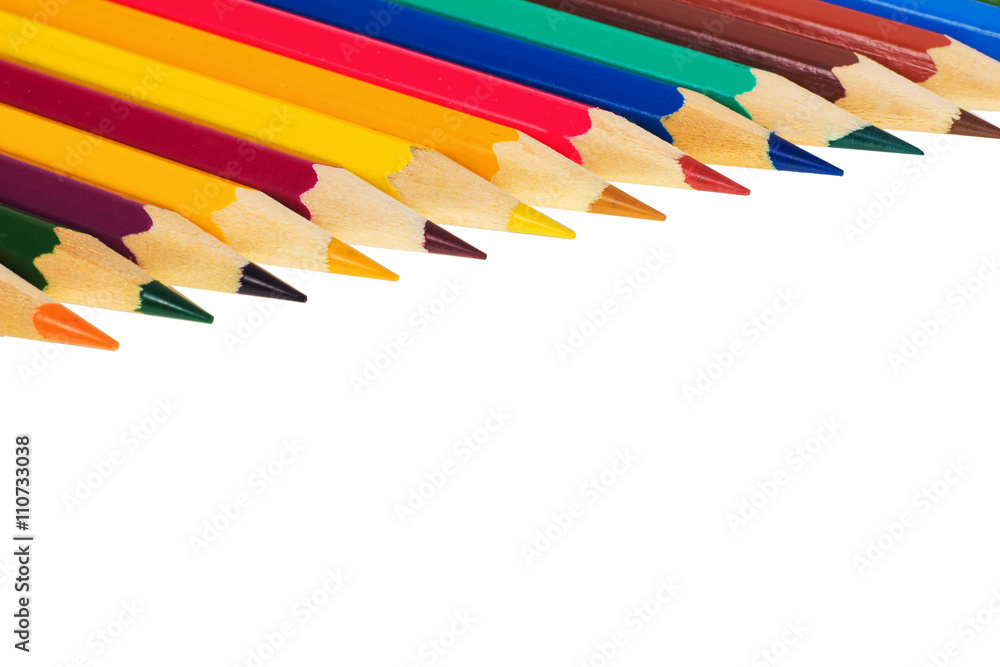 Abstract background from color pencils Abstract background from color pencils