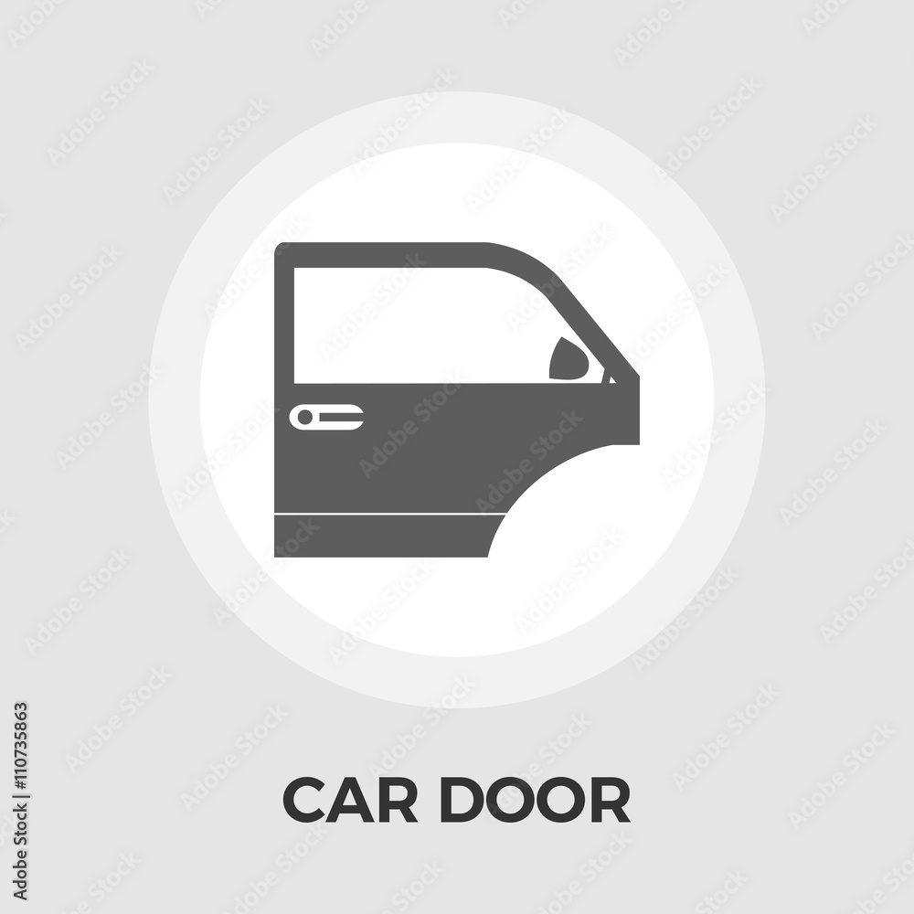 Car door Vector Flat Icon Car door Vector Flat Icon