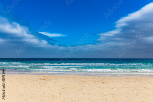 Beach In Corralejo Fuerteventura Canary Isl. Spain