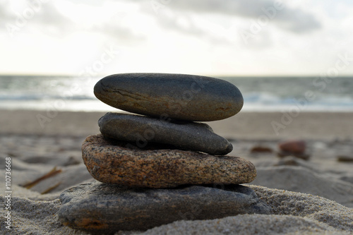 Steine am Strand