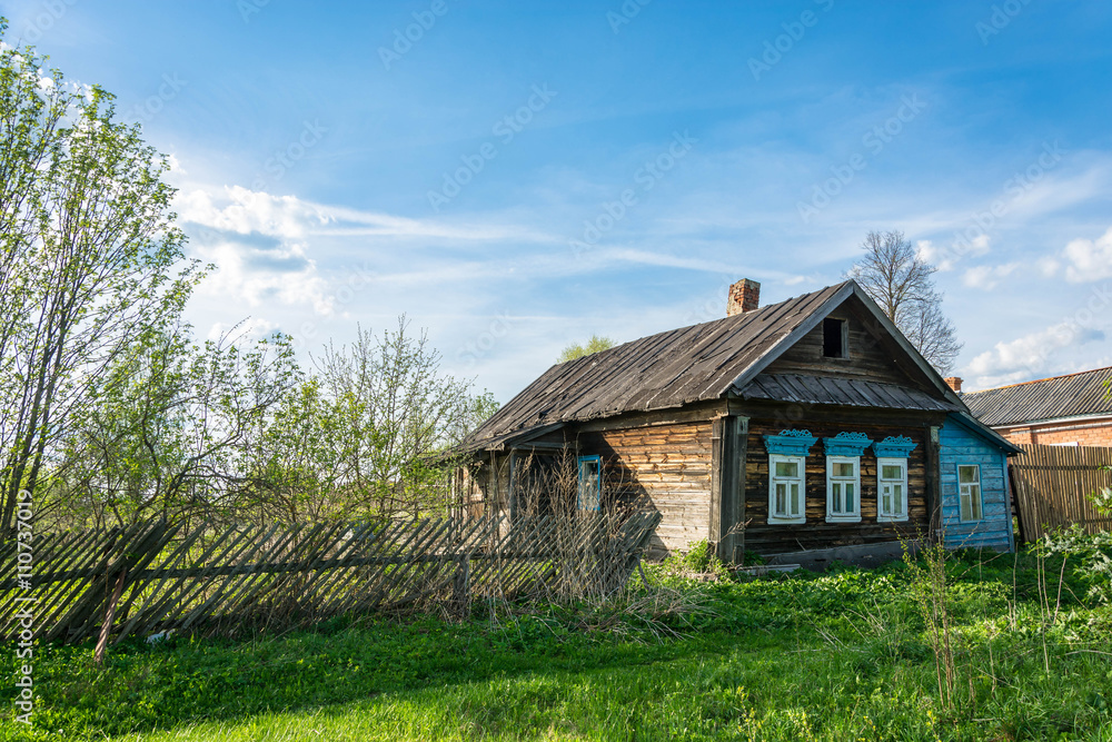 House, the birthplace of Hero of the Soviet Union Lyulin Sergey. House, the birthplace of Hero of the Soviet Union Lyulin Sergey.