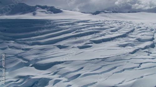 Glacial crevasses