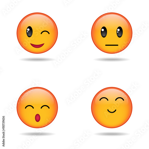 Set of emoji