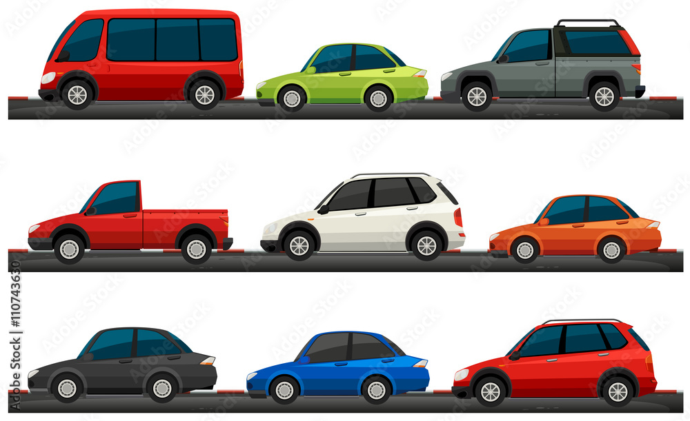 Different type of cars