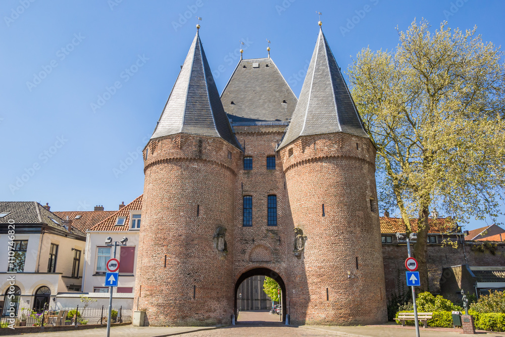 Koornmarktspoort in the historical center of Kampen