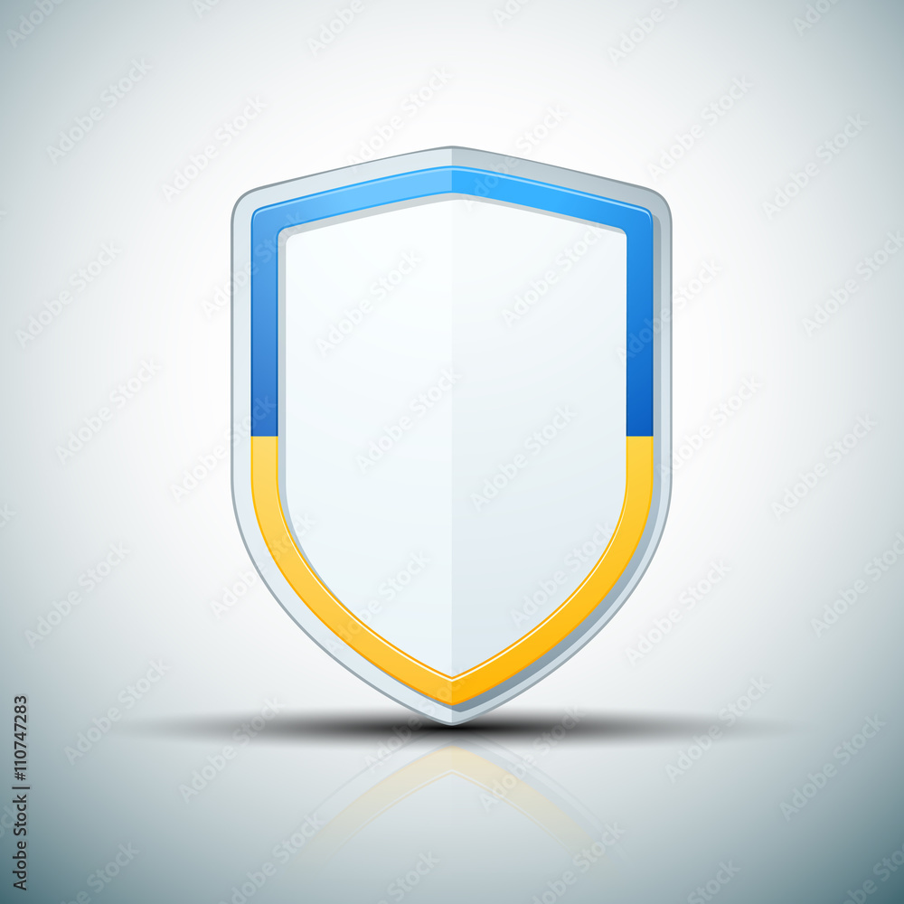 Ukraine shield sign Ukraine shield sign