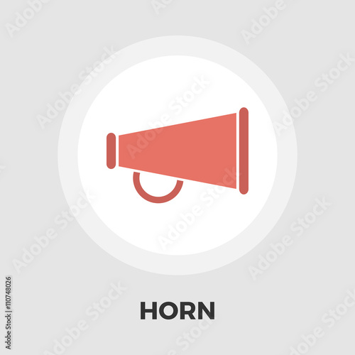 Horn flat icon