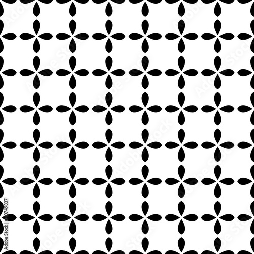 Abstract repeatable background, pattern. Monochrome vector textu