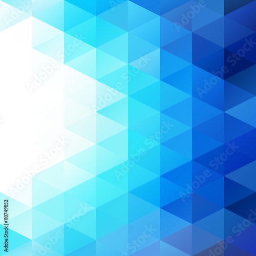 Blue Grid Mosaic Background  Creative Design Templates