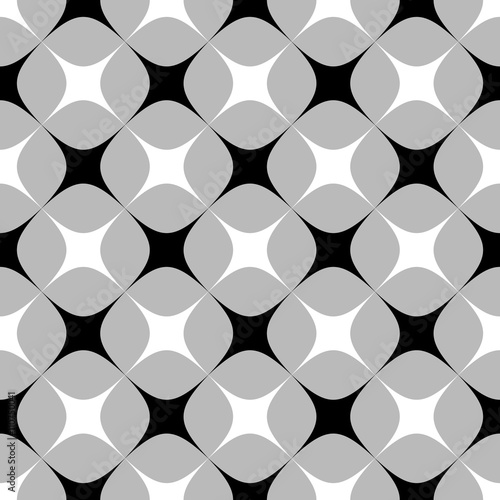Abstract repeatable background, pattern. Monochrome vector textu