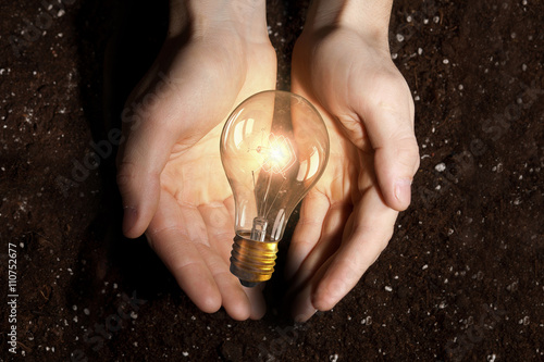 Fényképezés Green energy concept