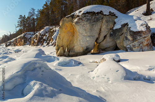 White Elephant Rock near Ushkany Islands