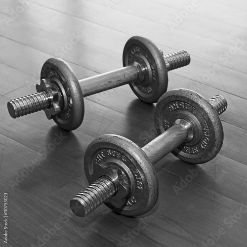 Dumbbell with plates