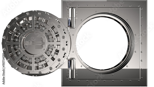 Vault door. 3D 