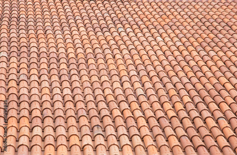 red tiles roof for background. red tiles roof for background.