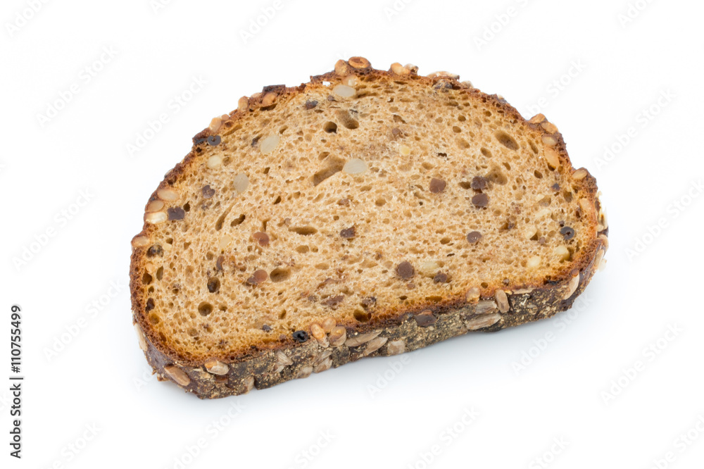 Rye bread isolated on white background. Rye bread isolated on white background.