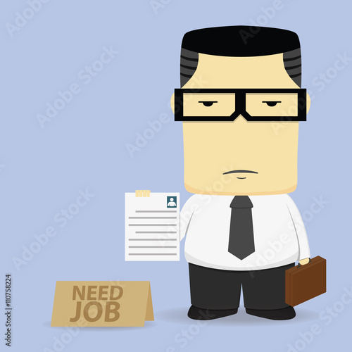 businessman looking for job