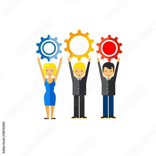Workforce flat icon