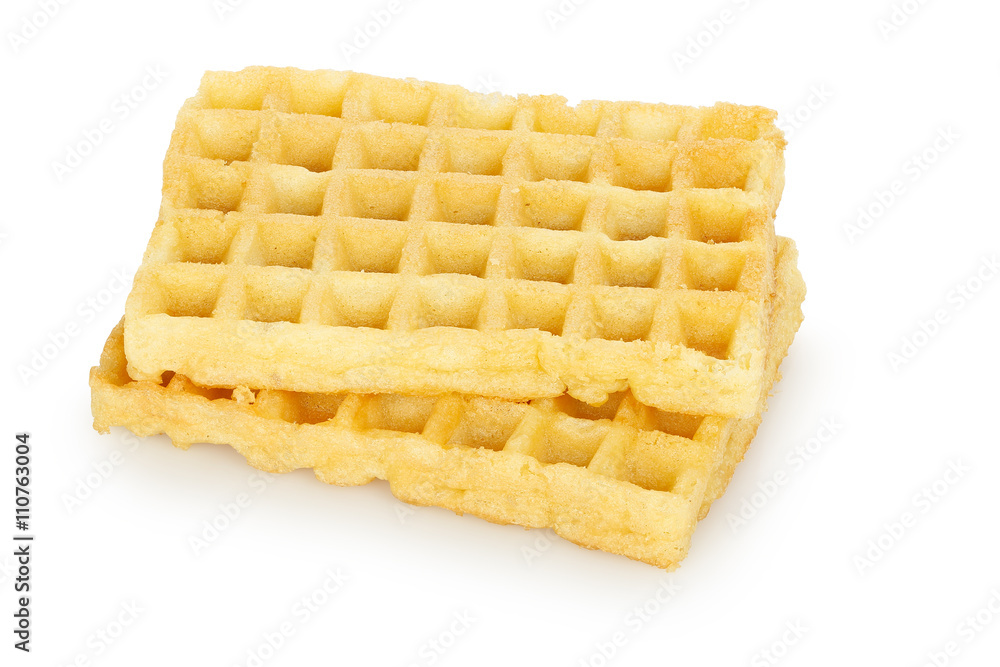 waffles on white waffles on white