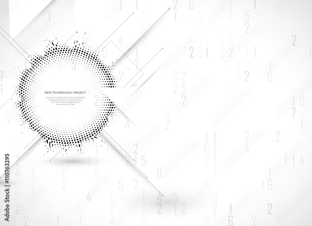 Obraz premium abstract technology background Business & development direction