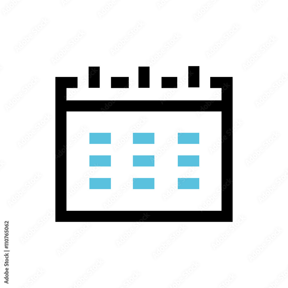 Calendar, personal schedule line icon Calendar, personal schedule line icon