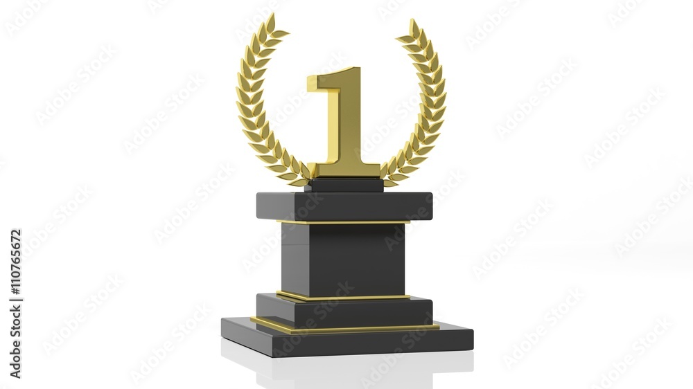 Golden prize for first place Golden prize for first place