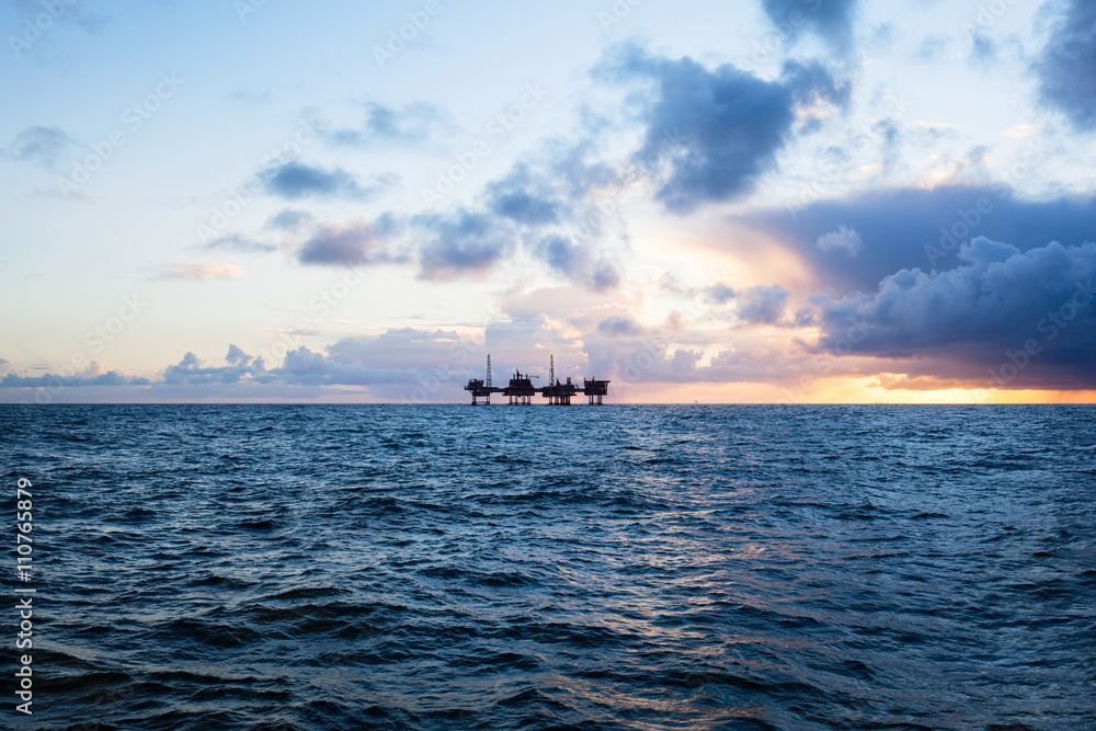 Oil platform in Norway Oil platform in Norway