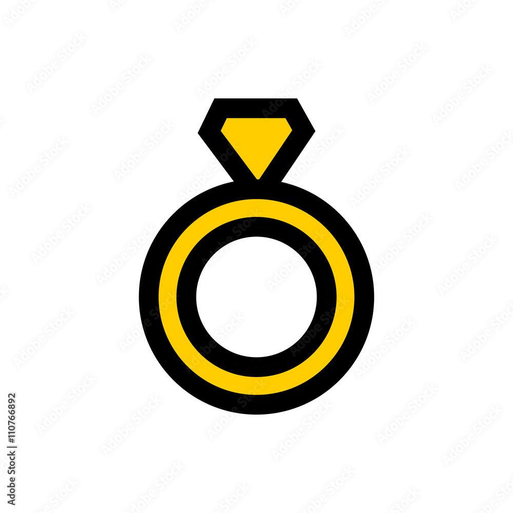 Wedding ring, valentine's day, love line icon. Wedding ring, valentine's day, love line icon.