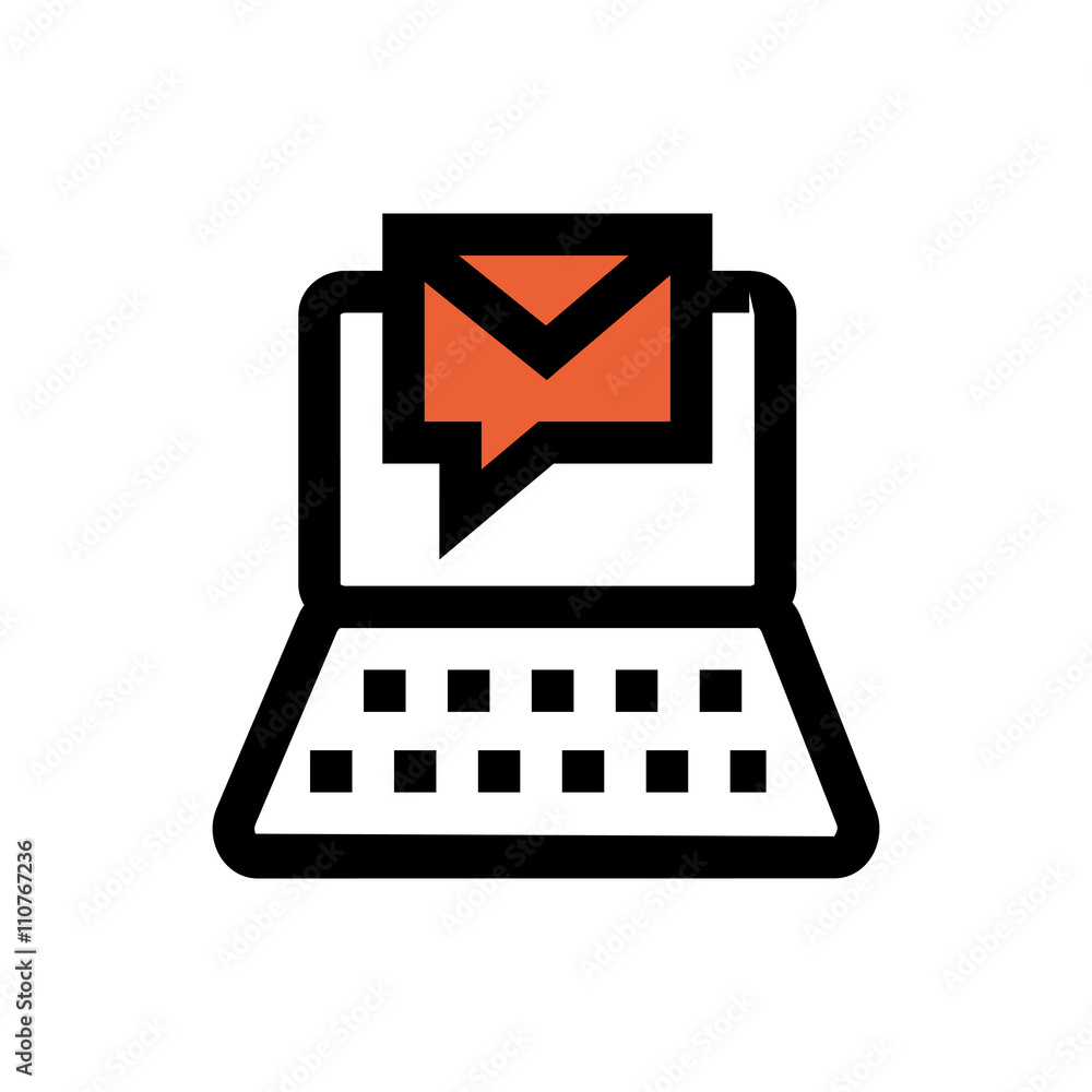 Email line icon.
