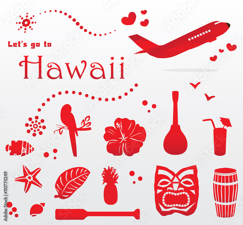 cute Hawaii travel set