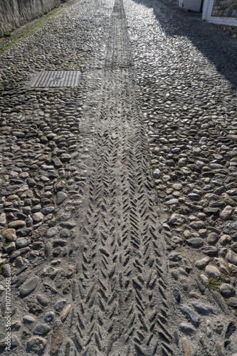 Cobbled street