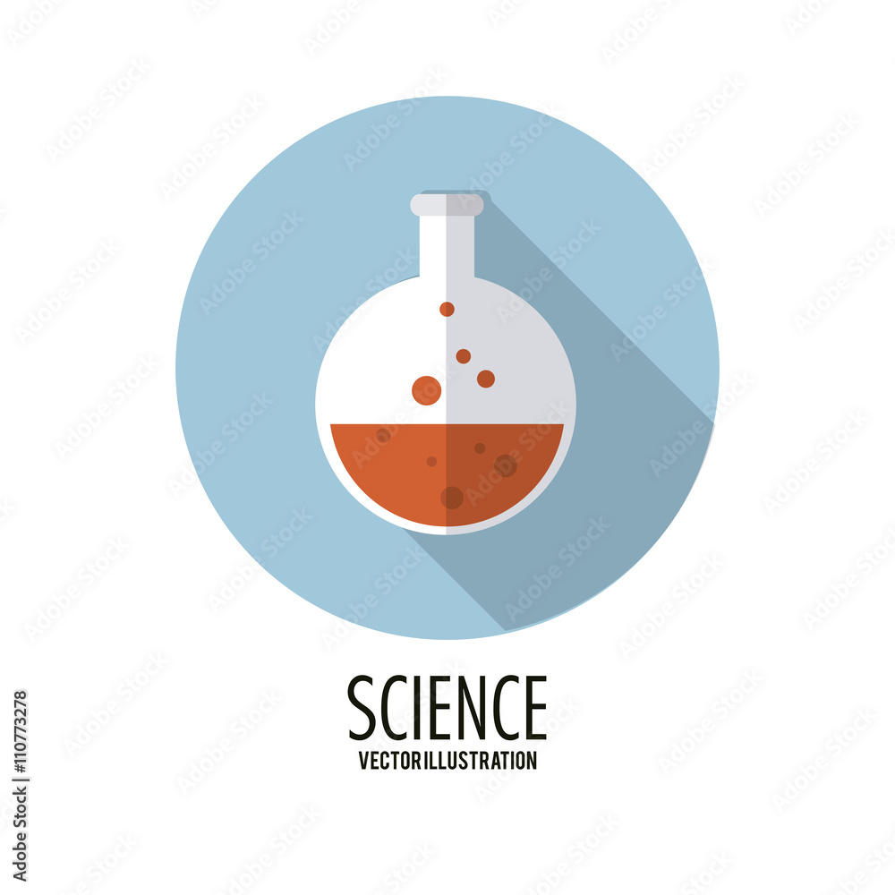 Biology design. Science icon. Flat illustration, editable vector Biology design. Science icon. Flat illustration, editable vector